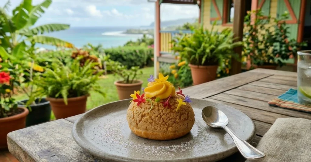 Chou à la mangue